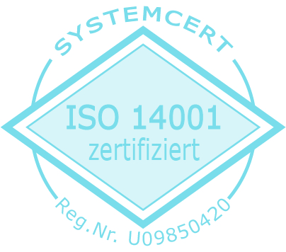 Systemcert ISO 14001 zertifiziert