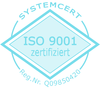 Systemcert ISO 9001 zertifiziert